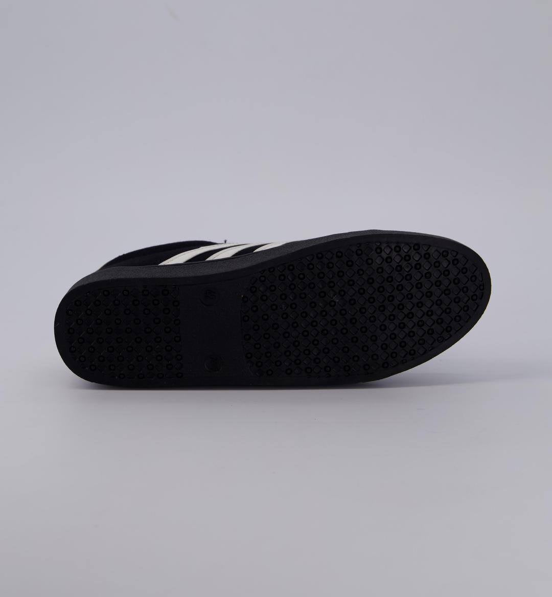 Stylish Men's Casual Canvas Sneakers for All-day Comfort Black - 17B