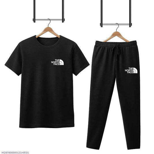 2 Pcs Men Micro Interlock Printed Track Suit